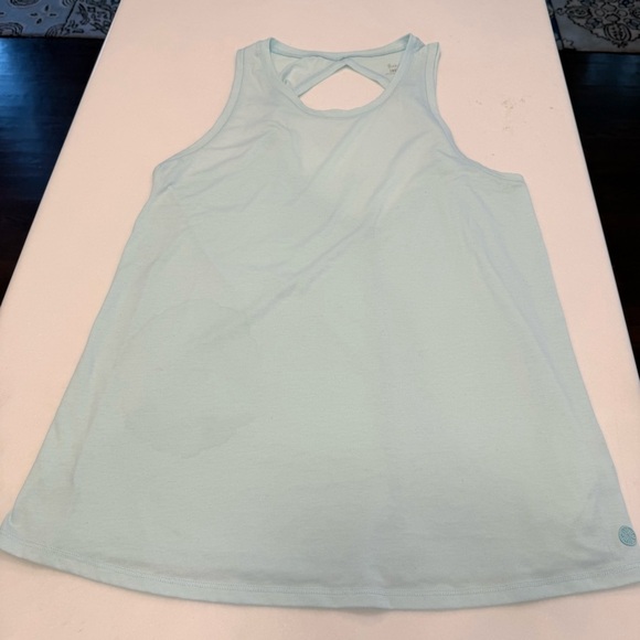 Lilly Pulitzer Women´s Luxletic Aubra Tank Top Twist Back Whisper Blue Sz L - Picture 10 of 13